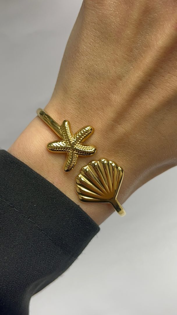 ZAPESTNICA SHELL - GOLD