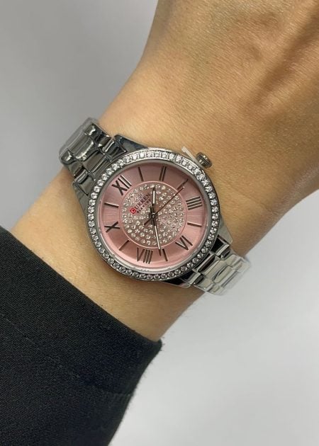 VODOODPORNA URA CURREN - SILVER / PINK