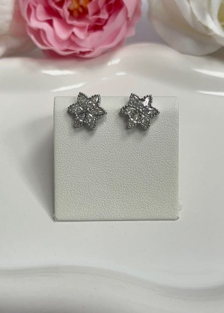 VTIČNI UHANI STARFLOWER- SILVER