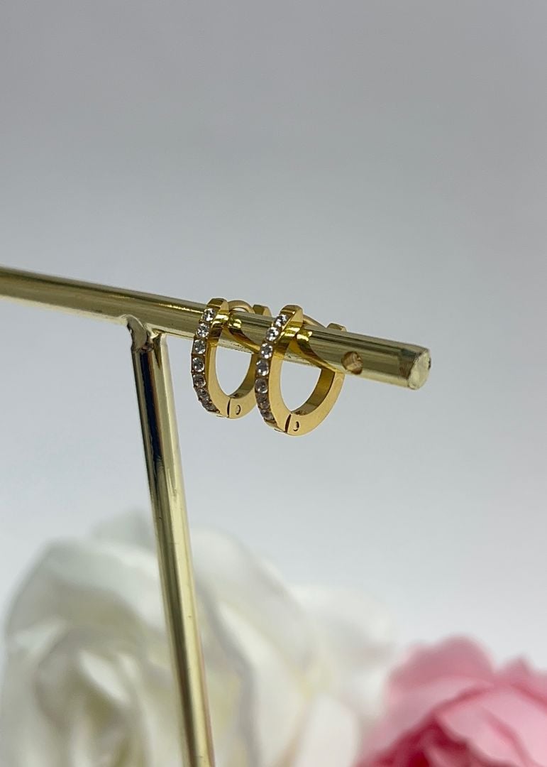 UHANI HOOP MINI - GOLD - slika 2