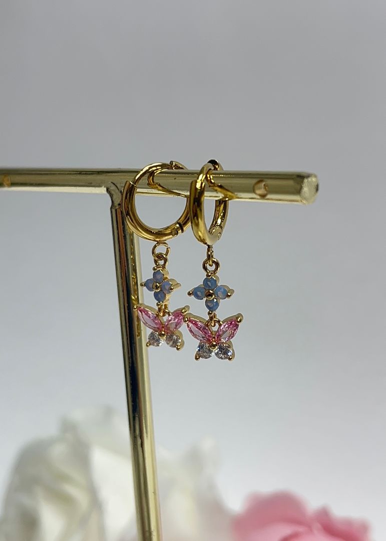 UHANI BUTTERFLY - GOLD - slika 2