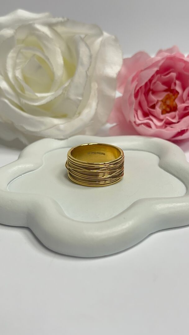 PRSTAN MARRIANE- GOLD - slika 3