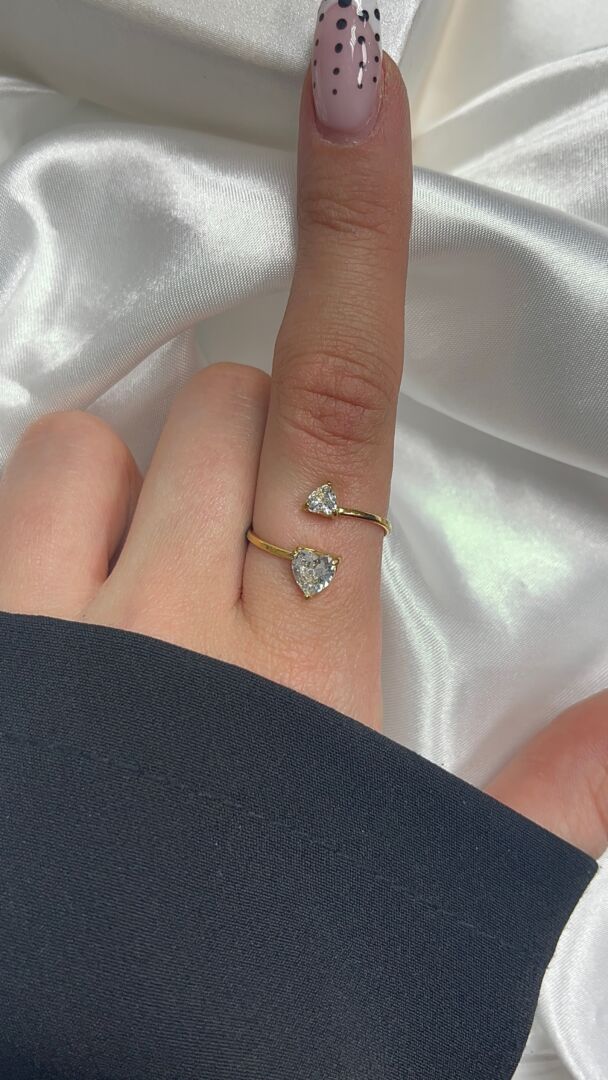 PRSTAN HEARTS- GOLD/SILVER