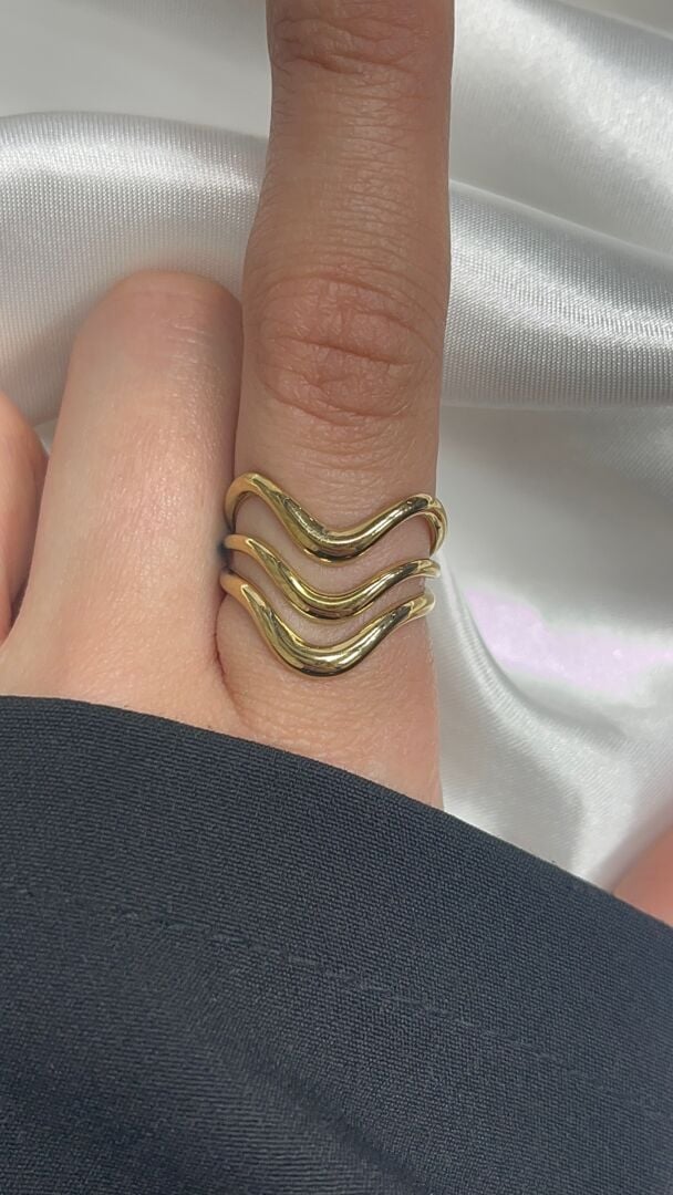 PRSTAN ALIANA- GOLD - slika 2