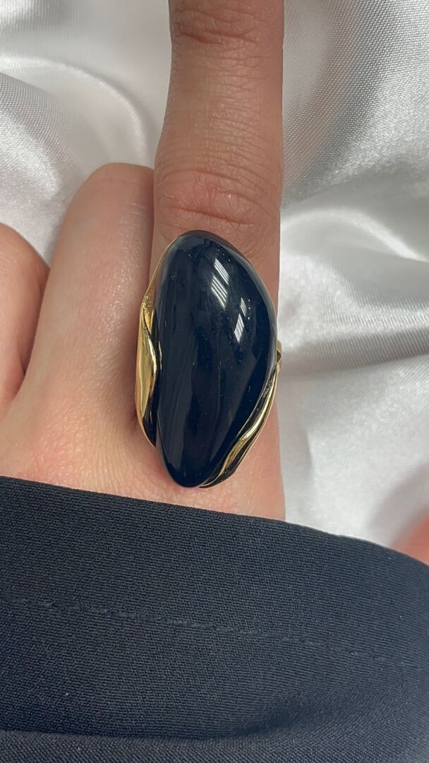 PRSTAN LUCKY- GOLD/BLACK - slika 2