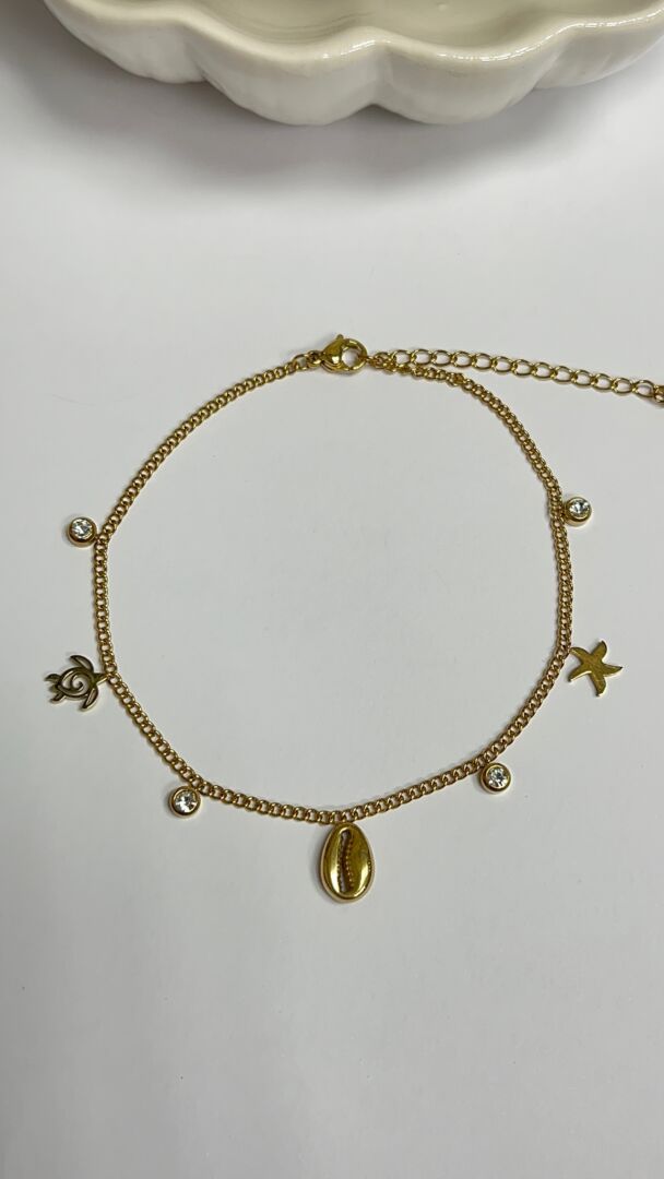 ZAPESTNICA ZA NOGO SUMMER- GOLD - slika 3