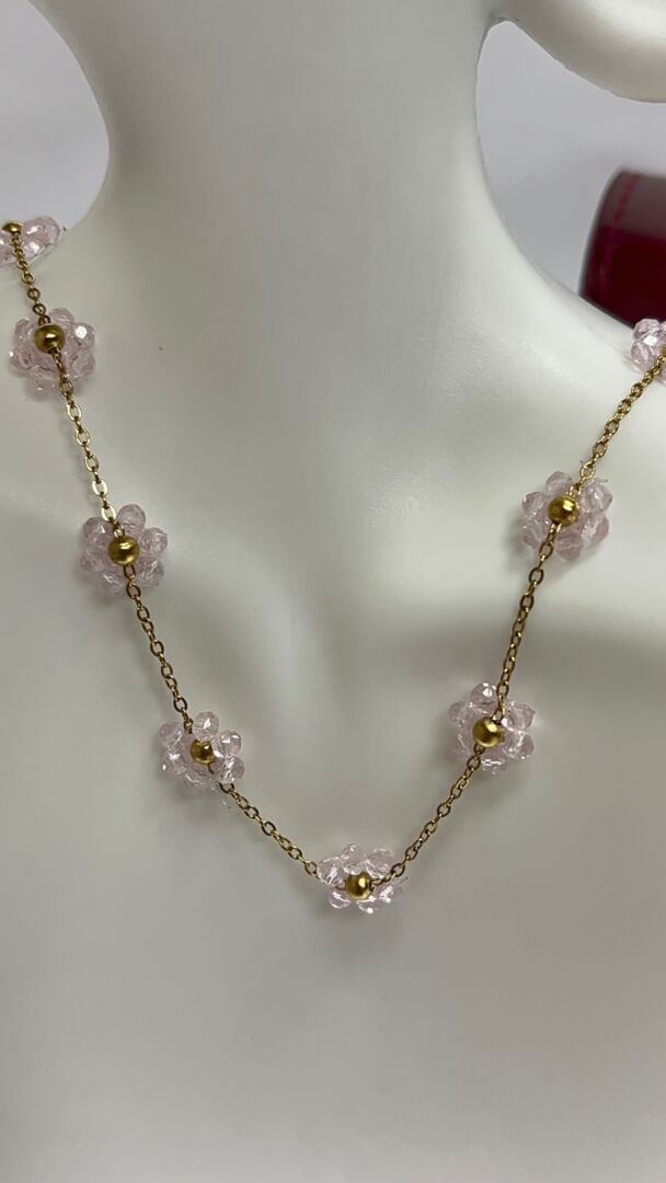 VERIŽICA ROŽICE- GOLD/PINK