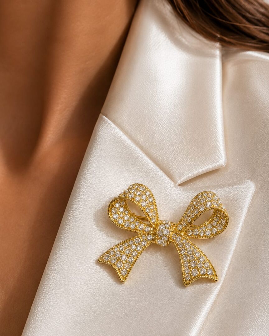 BROŠKA PENTLJA- GOLD