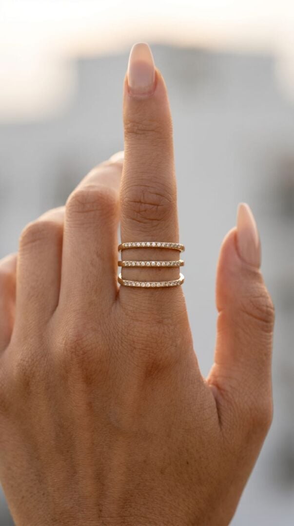 PRSTAN JULES - GOLD - slika 2