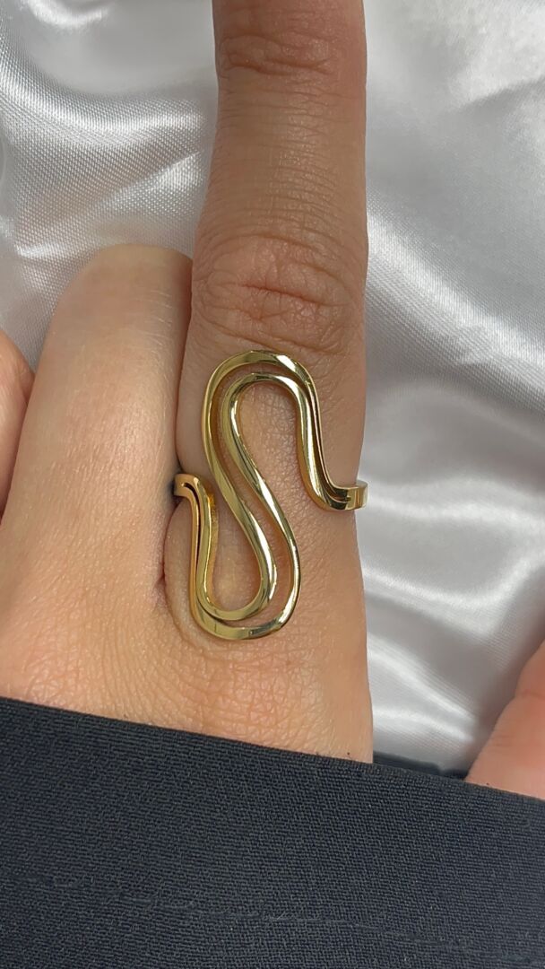 PRSTAN OVAOL - GOLD - slika 2