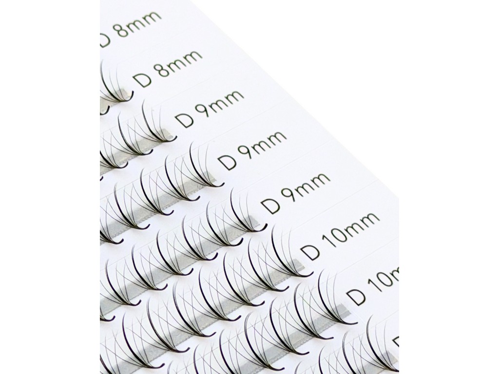 Premade 5D Wispy Lashes – Mix 7–13 mm Big Box (400 čopkov) - slika 2