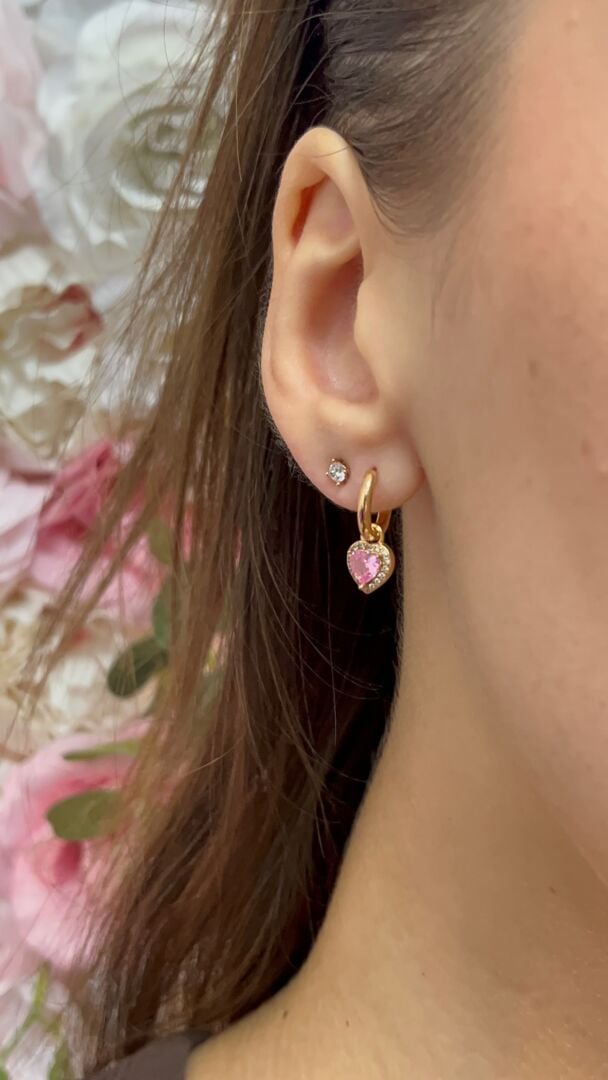 UHANI SRČEK – PINK/GOLD